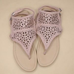 Pink Jewel Gladiator Sandal Shoes Women's 9